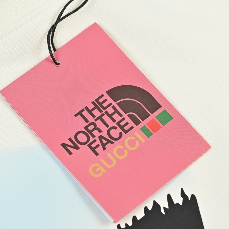 The North Face Forest Print Crew Neck Sweatshirt Cream view
