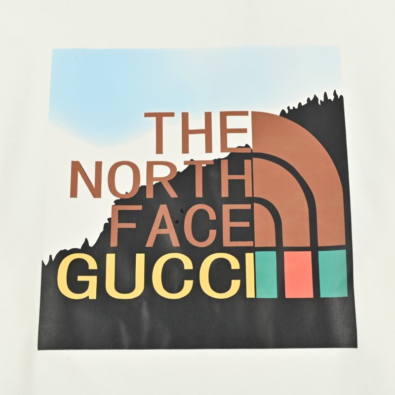 The North Face Forest Print Crew Neck Sweatshirt Cream view