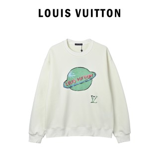 Louis Vuitton Planet Graphic White Hoodie view 7