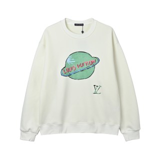 Louis Vuitton Planet Graphic White Hoodie view 8