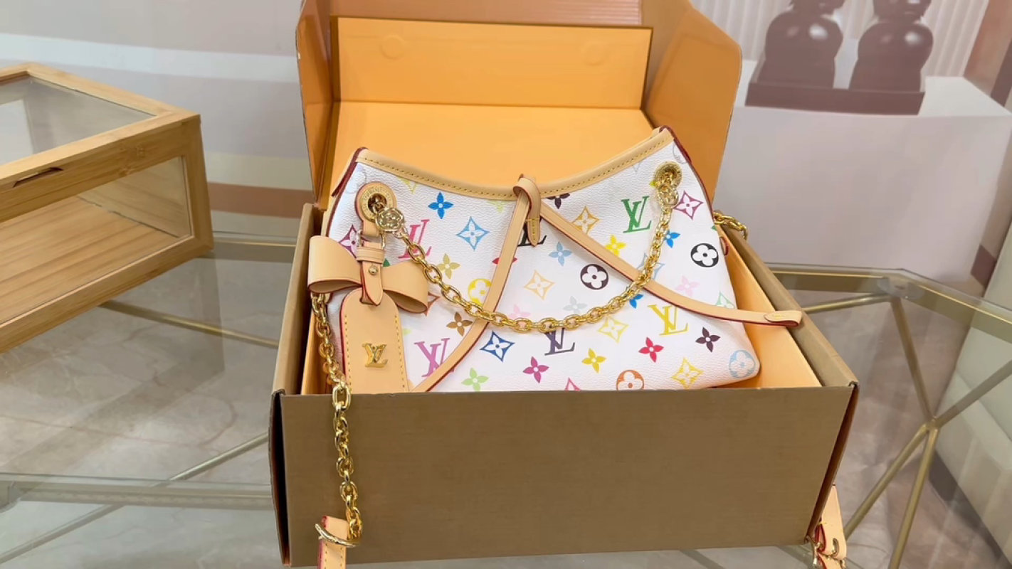 Louis Vuitton Multicolor Monogram Canvas Shoulder Bag White