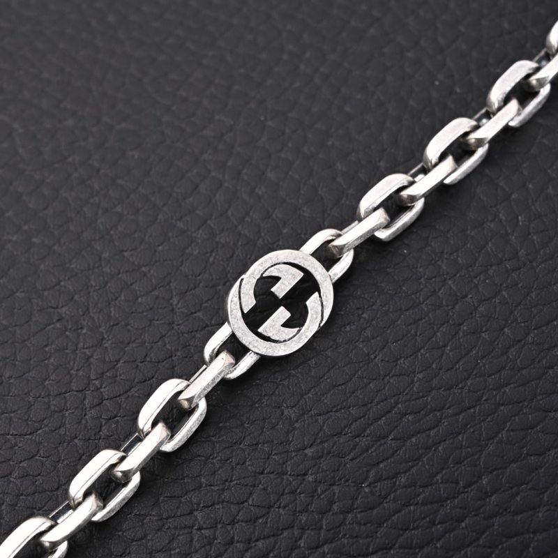 Gucci Interlocking G Chain Bracelet Silver view