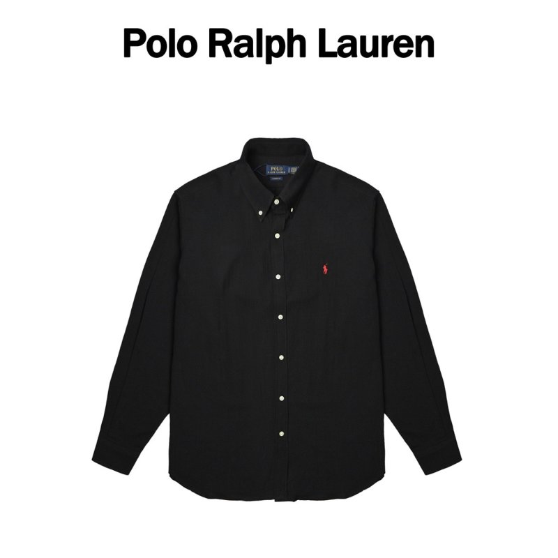 Polo Ralph Lauren Black Oxford Button-Down Shirt view