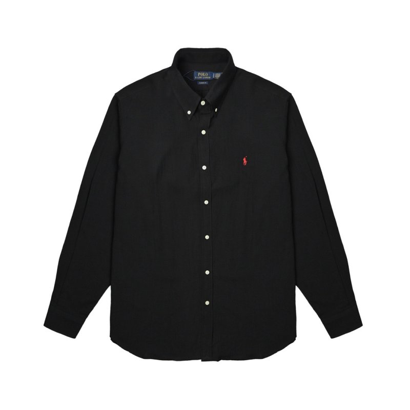 Polo Ralph Lauren Black Oxford Button-Down Shirt view