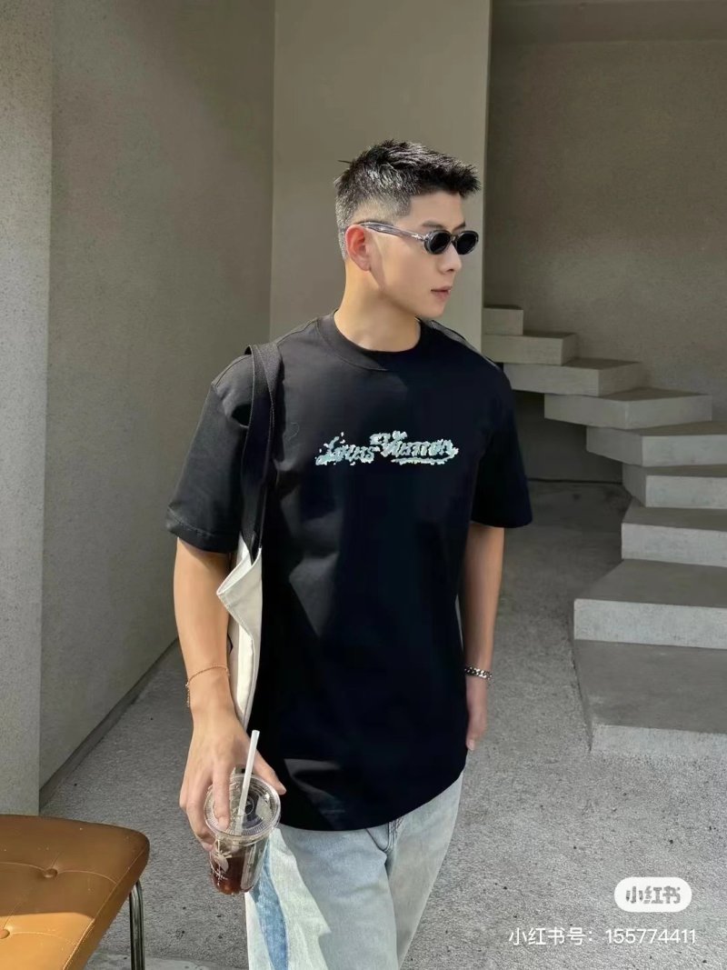 Black Graphic Print Short Sleeve T-Shirt view