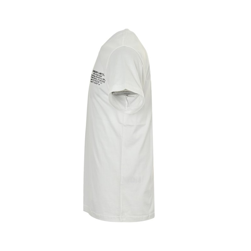 White Short Sleeve T-Shirt with Graphic Print view