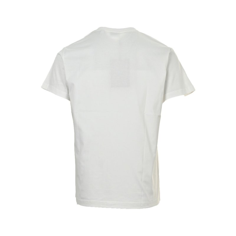White Short Sleeve T-Shirt with Graphic Print view