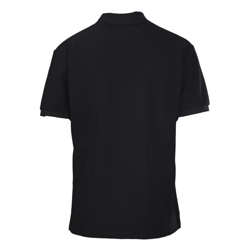 Stone Island Black Short-Sleeve Polo Shirt view
