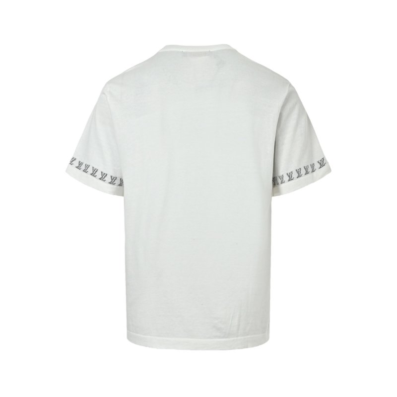 Louis Vuitton Cream Logo T-Shirt with Sleeve Tape view