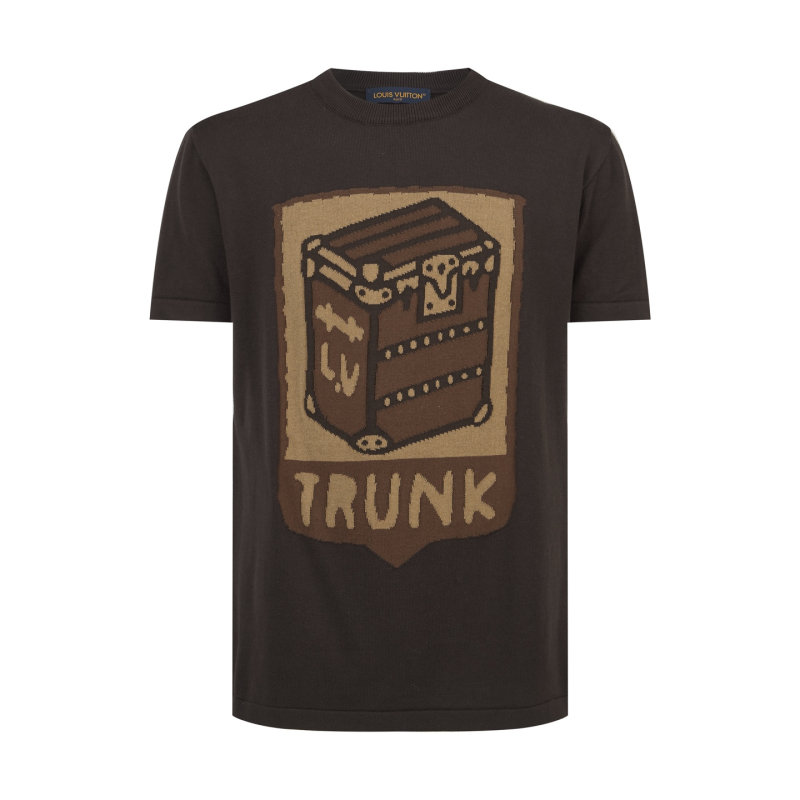 Brown Trunk Graphic Short Sleeve T-Shirt view