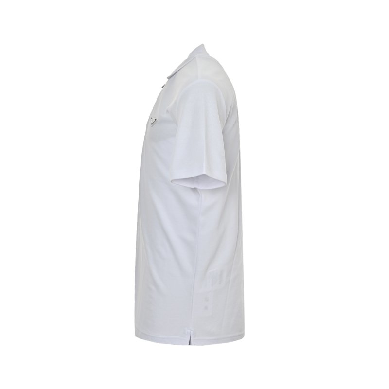 Prada White Short-Sleeve Polo Shirt view