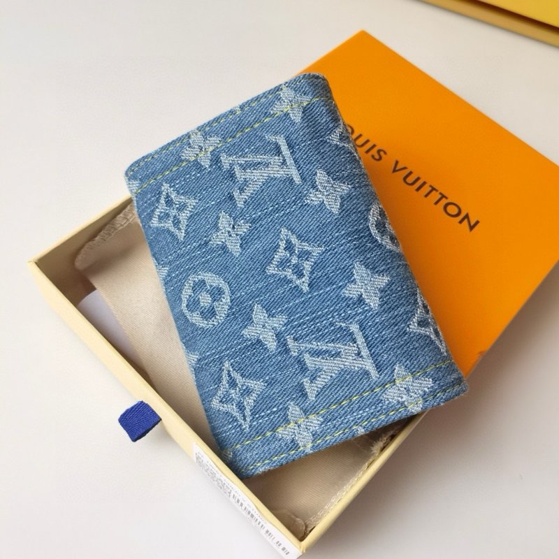 Louis Vuitton Portefeuille Victorine Denim Monogram Wallet view