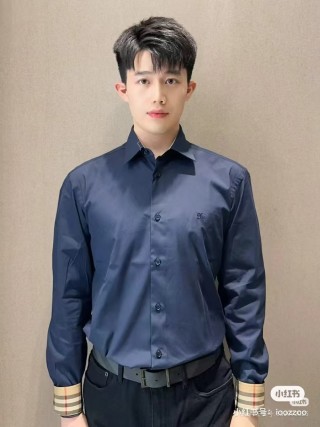 Lacoste Navy Long-Sleeve Button-Up Shirt view 3