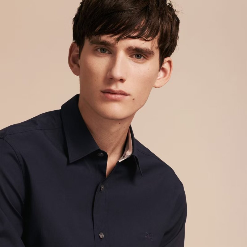 Lacoste Navy Long-Sleeve Button-Up Shirt view