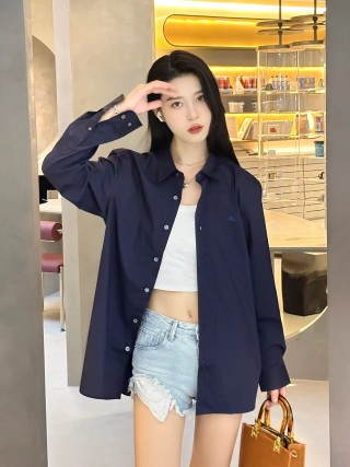 Lacoste Navy Long-Sleeve Button-Up Shirt view 10