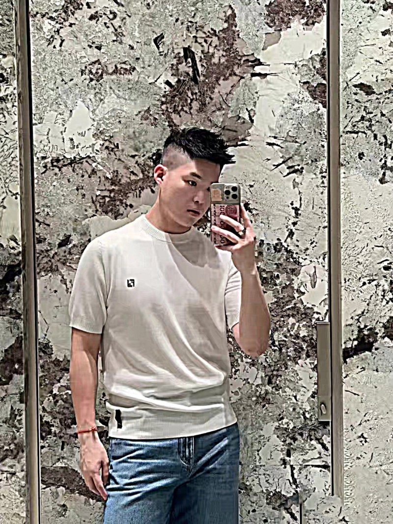 Cream Minimalist Logo Short Sleeve T-Shirt view