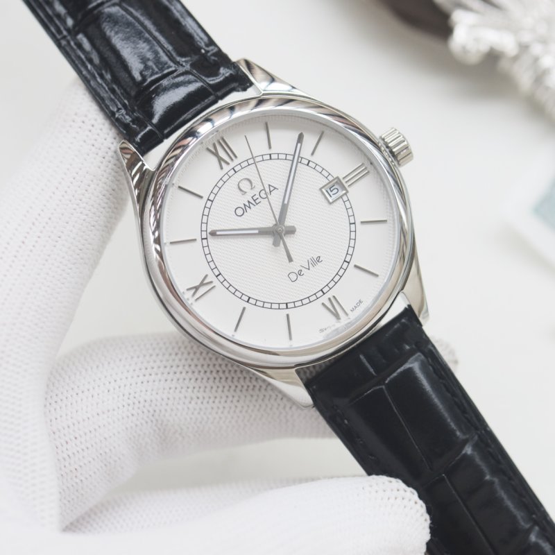 Omega De Ville Two-Tone Three-Hand Business Dress Watch view