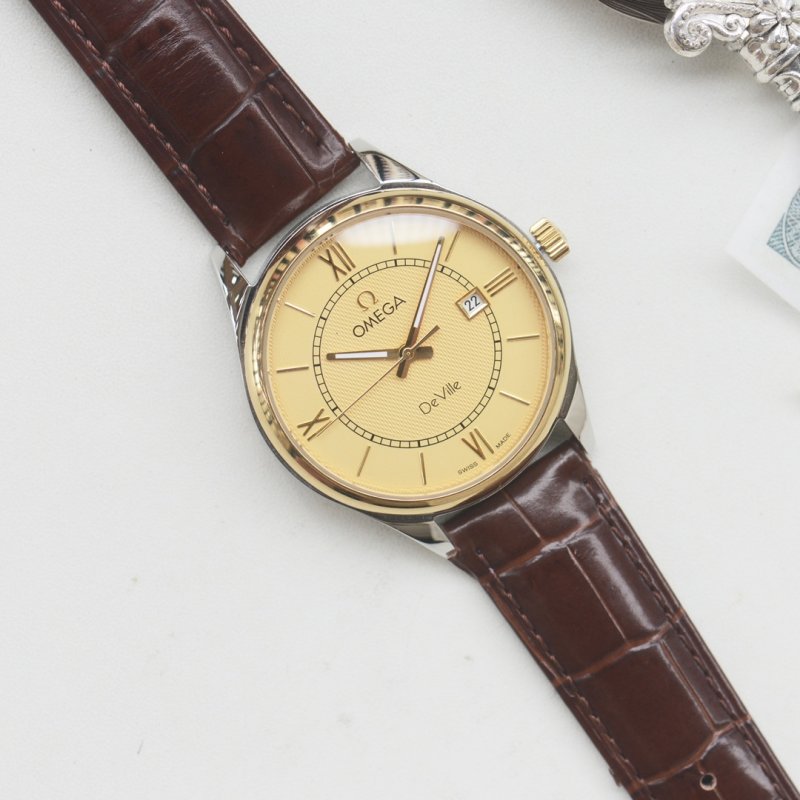 Omega De Ville Two-Tone Three-Hand Business Dress Watch view