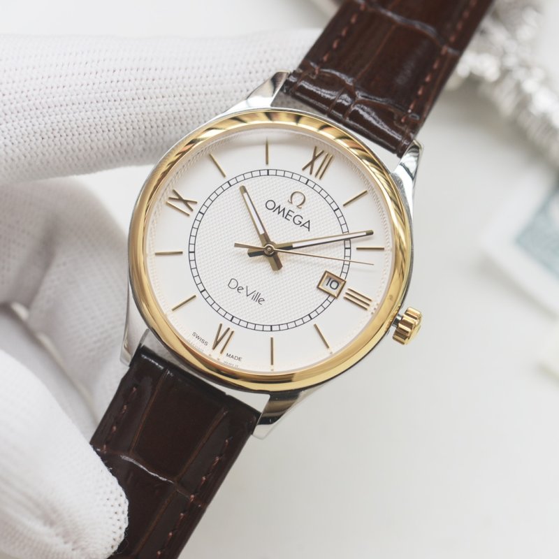 Omega De Ville Two-Tone Three-Hand Business Dress Watch view