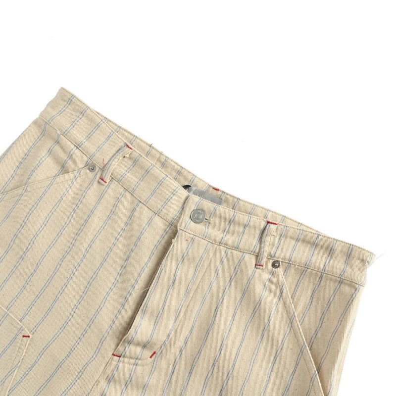 White Fitted Shorts with Minimalist Design view