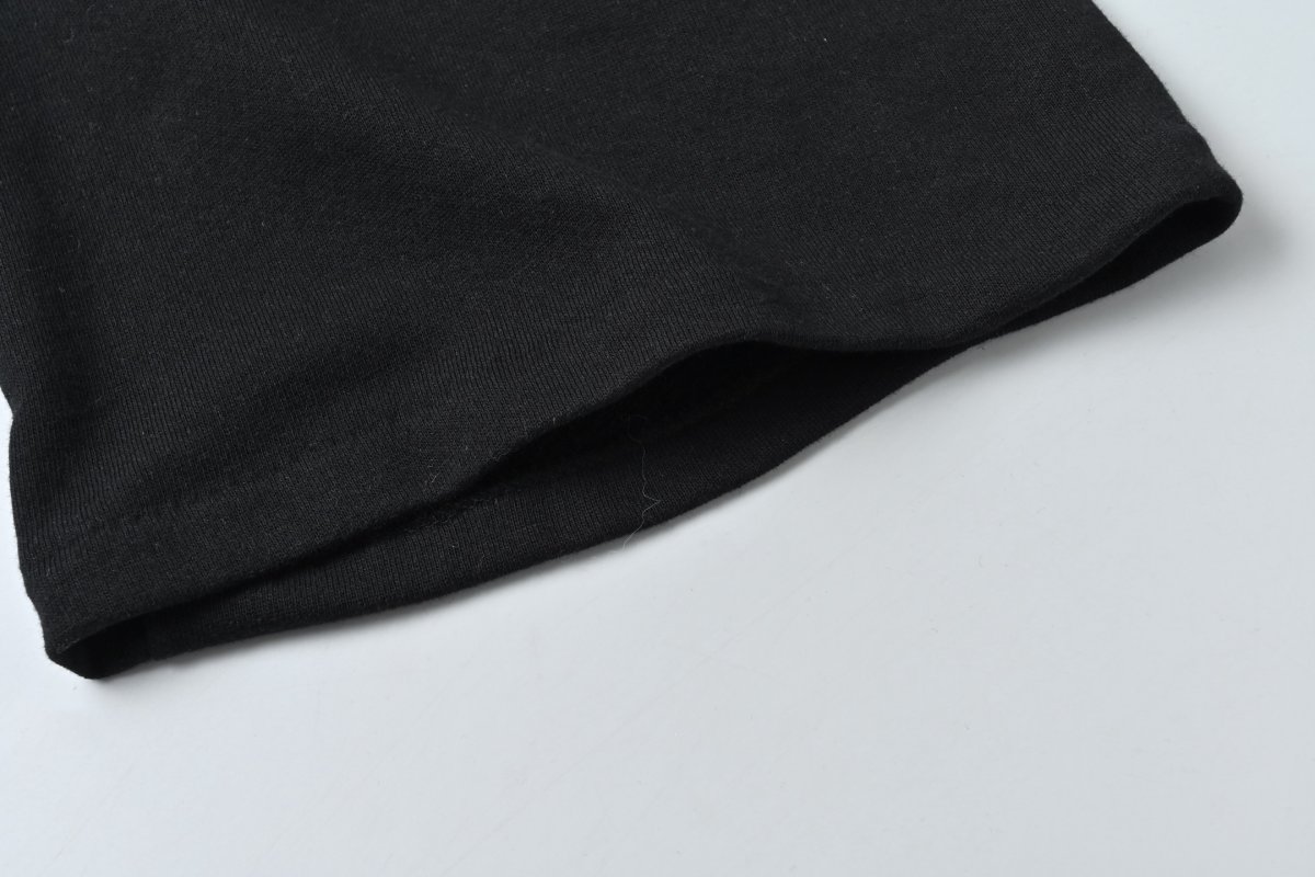 Chrome Hearts Black Wide-Leg Sweatpants with Embroidered Cross view