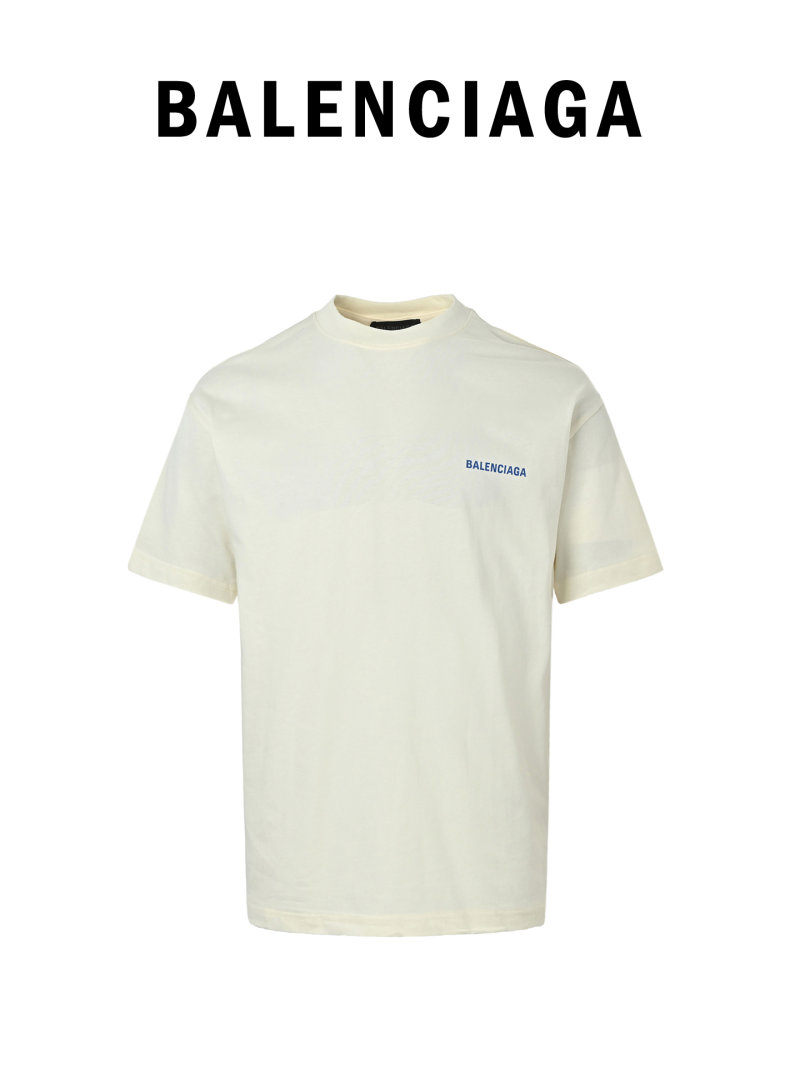 Balenciaga Logo White T-Shirt view