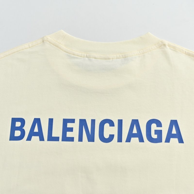 Balenciaga Logo White T-Shirt view