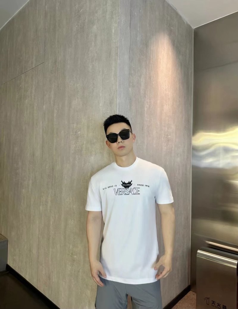 Versace Medusa Logo White T-Shirt