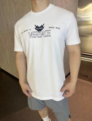 Versace Medusa Logo White T-Shirt view 3