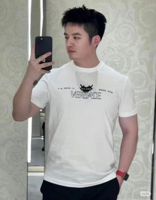 Versace Medusa Logo White T-Shirt view 4