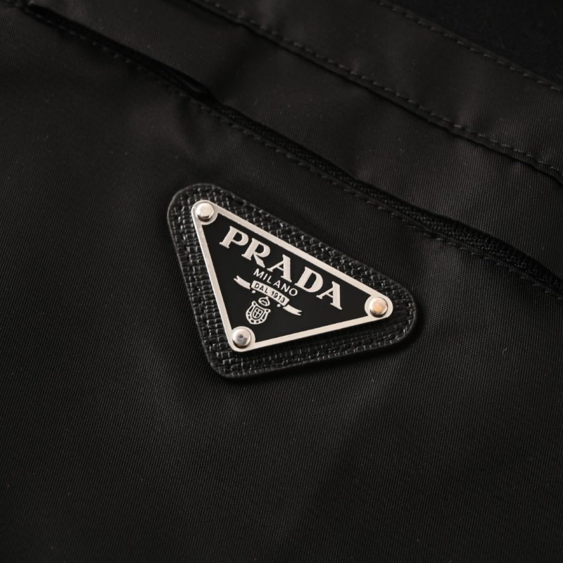 Prada Black Short Sleeve Polo Shirt view