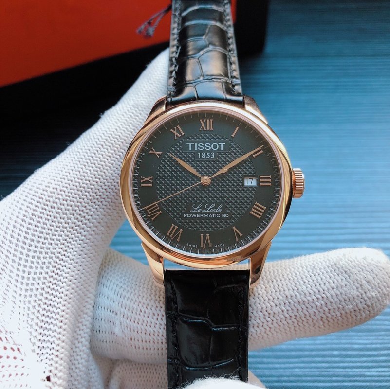 Tissot PRX Powermatic 80 Rose Gold Black Dial Watch