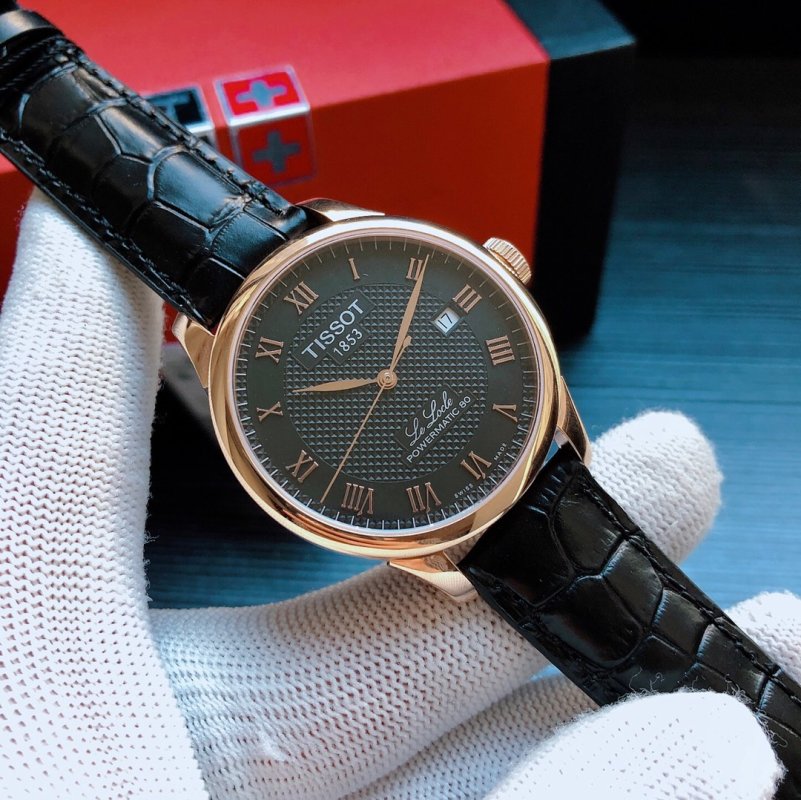 Tissot PRX Powermatic 80 Rose Gold Black Dial Watch view