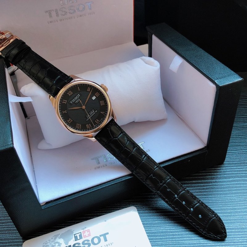 Tissot PRX Powermatic 80 Rose Gold Black Dial Watch view