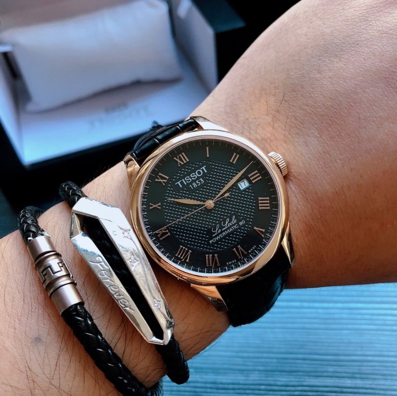 Tissot PRX Powermatic 80 Rose Gold Black Dial Watch view