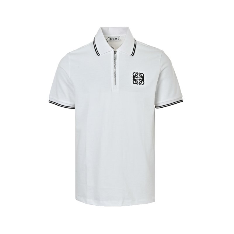 Loewe Anagram White Polo Shirt view