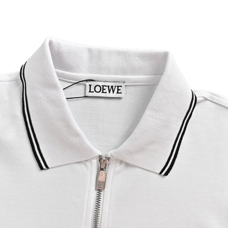 Loewe Anagram White Polo Shirt view