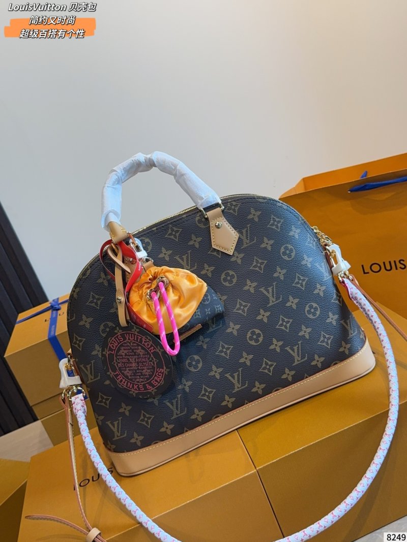 Louis Vuitton Monogram Shell Bag with Teddy Charm view