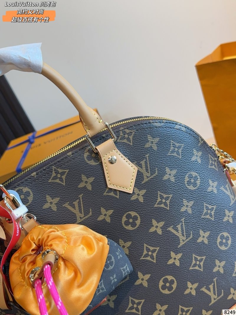 Louis Vuitton Monogram Shell Bag with Teddy Charm view