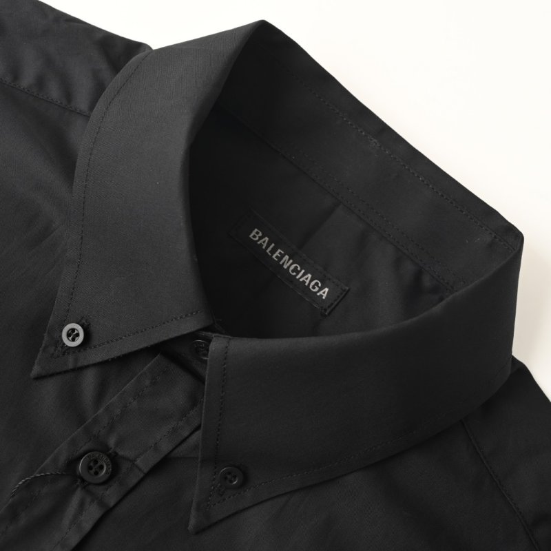 Balenciaga Black Logo Overshirt Jacket view