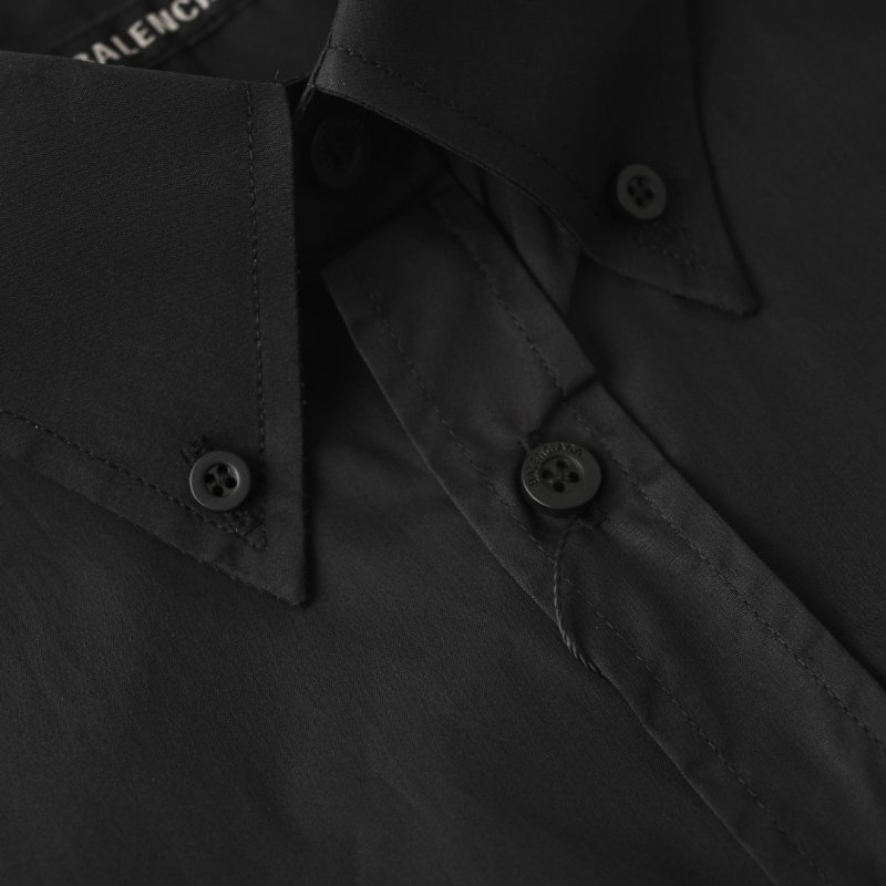 Balenciaga Black Logo Overshirt Jacket view