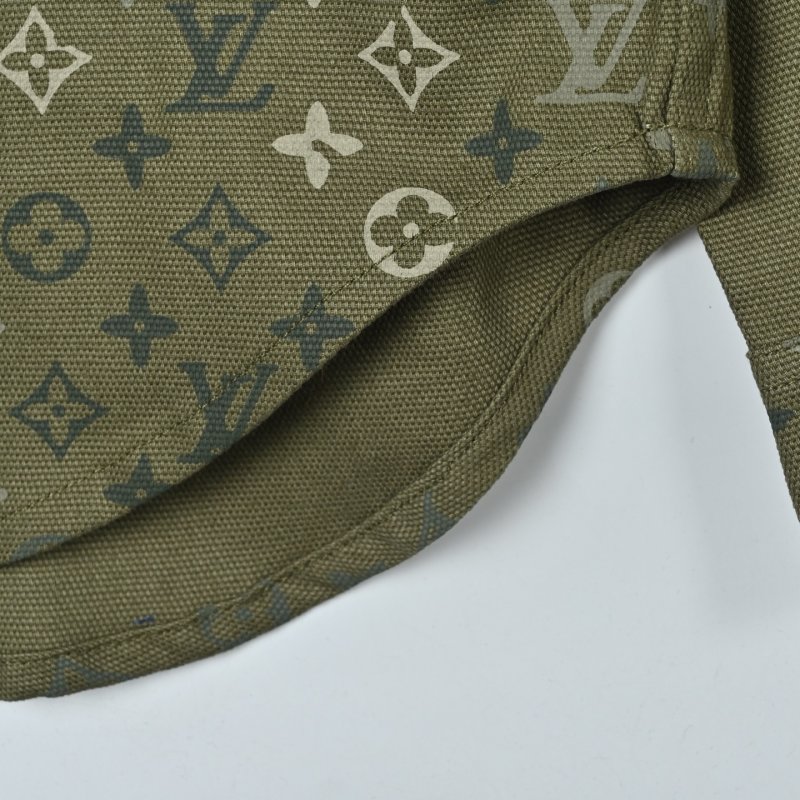 Louis Vuitton Monogram Overshirt Khaki Green view
