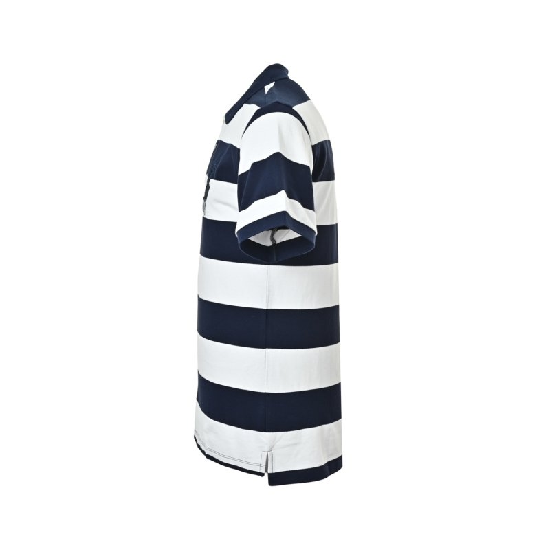 Polo Ralph Lauren Women's Navy & White Striped Polo Shirt view