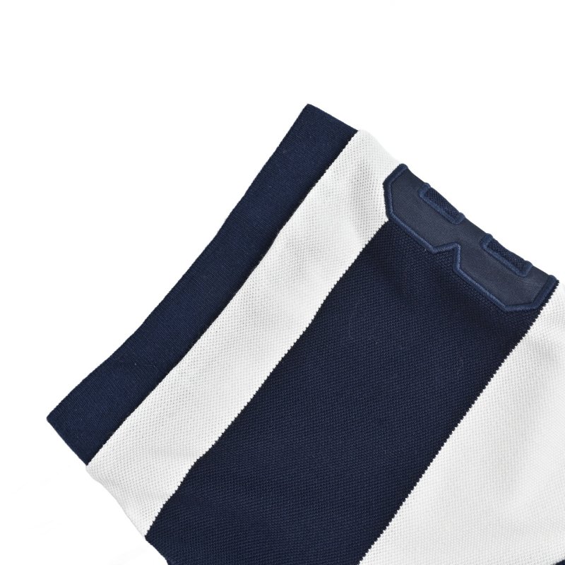 Polo Ralph Lauren Women's Navy & White Striped Polo Shirt view