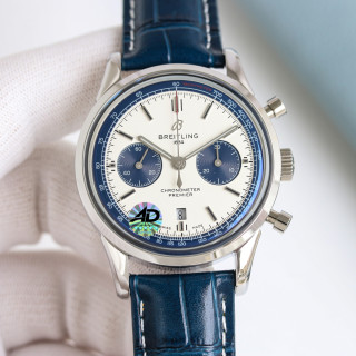 Breitling Navitimer Chronograph 42mm Silver Dial view 4