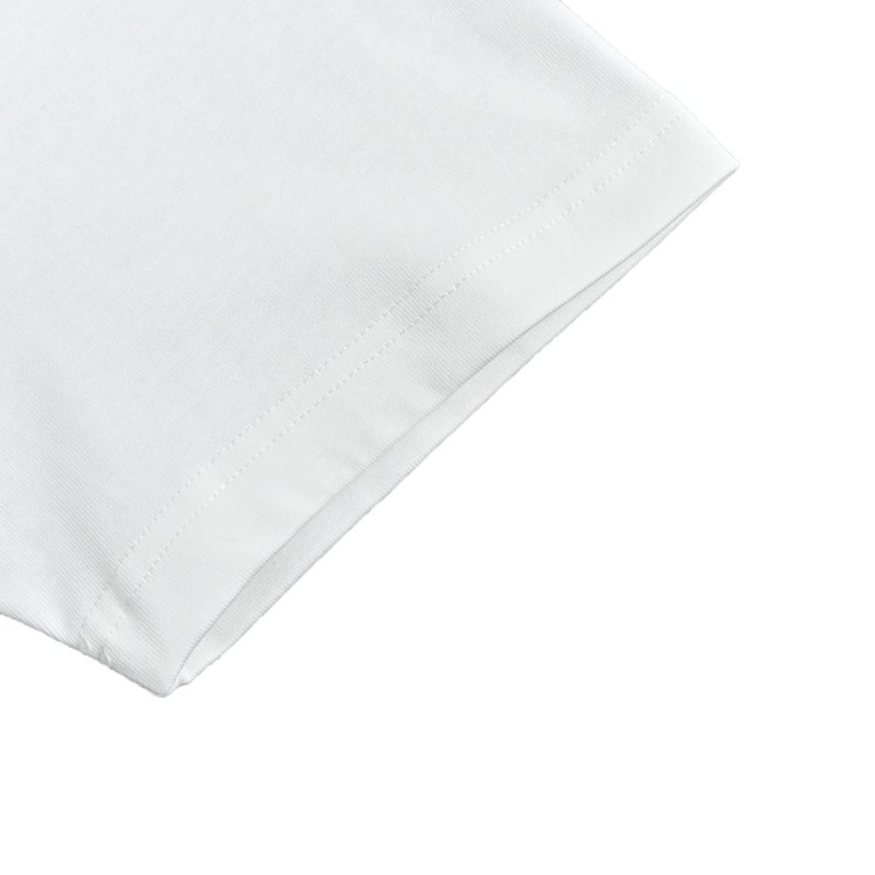 White Minimalist Dog Graphic T-Shirt view