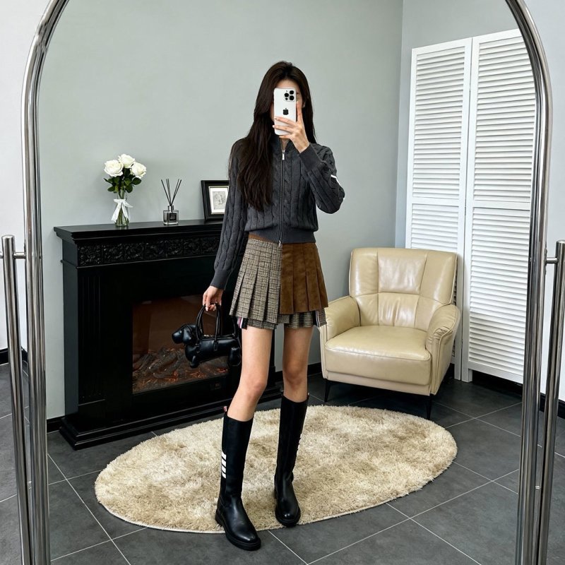 Black Quilted Zip Cardigan view