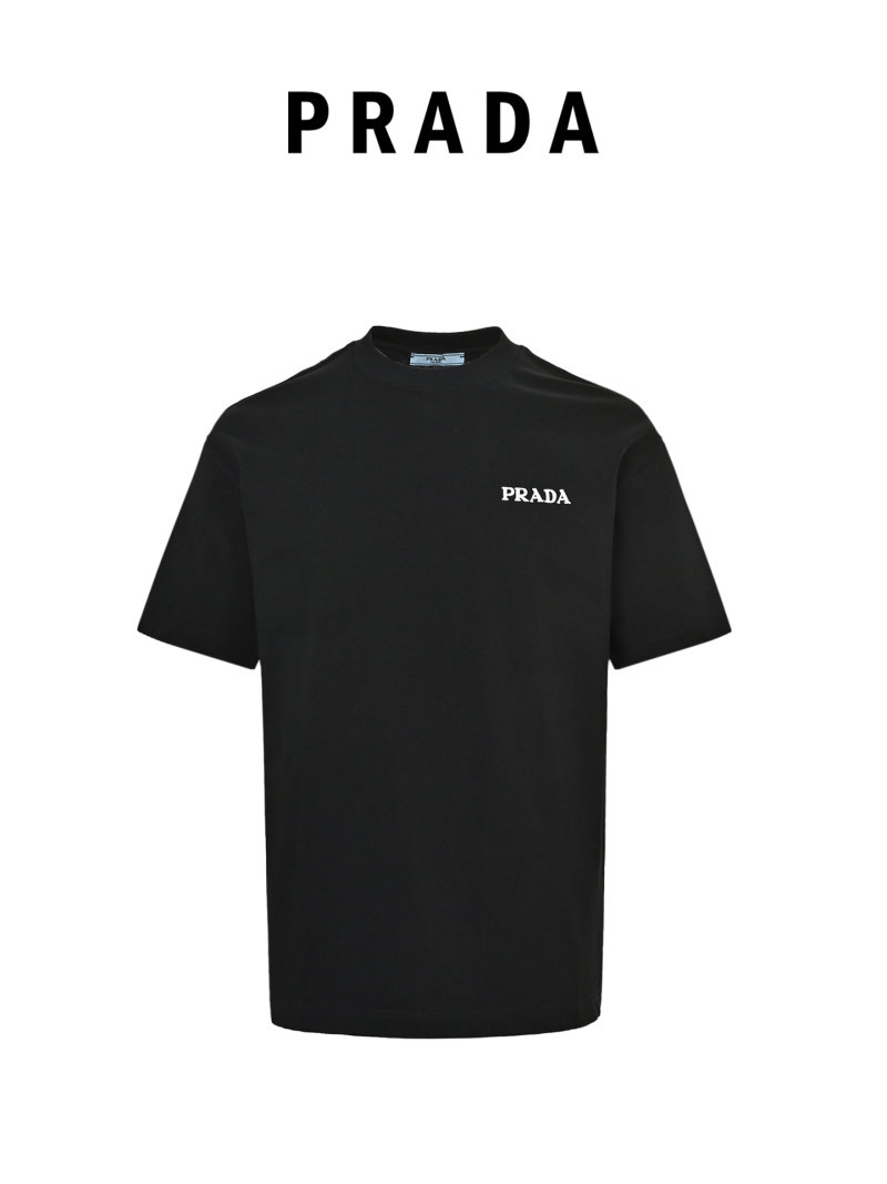 Black Minimalist Short Sleeve T-Shirt with Small Chest Logo view