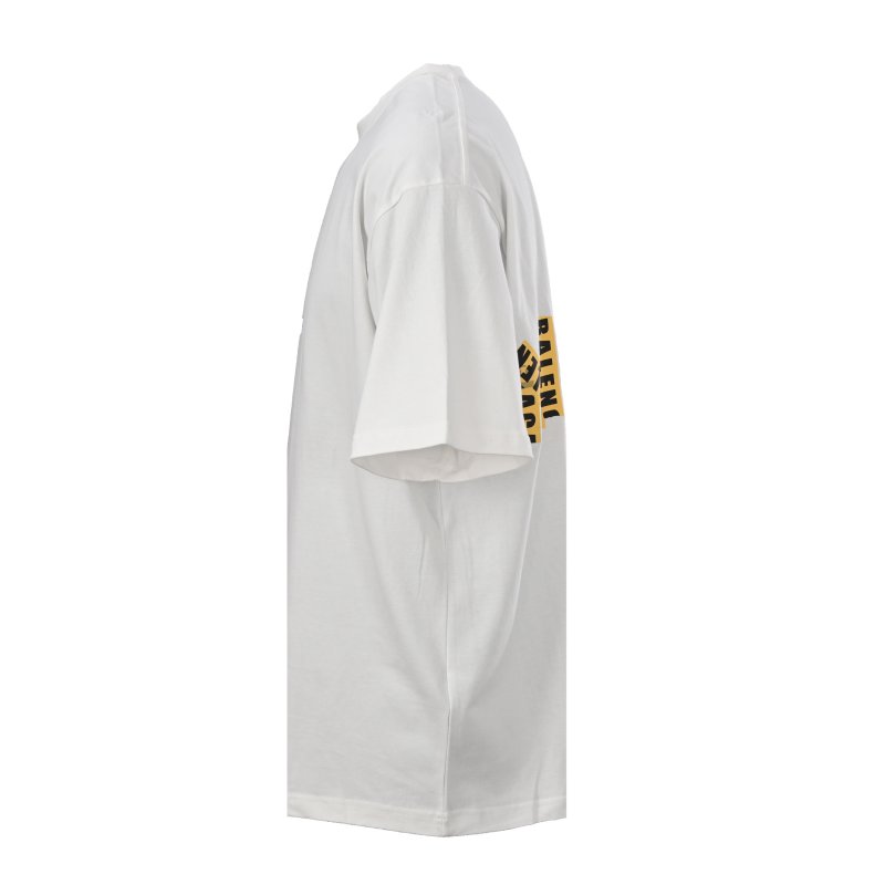White Oversized Graphic T-Shirt Dress view
