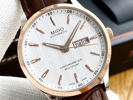 Mido Commander Automatic Chronometer Two-Tone Watch 40mm view 4